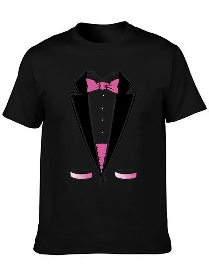 Tuxedo Print T-Shirt - Funny Dress Up Tee