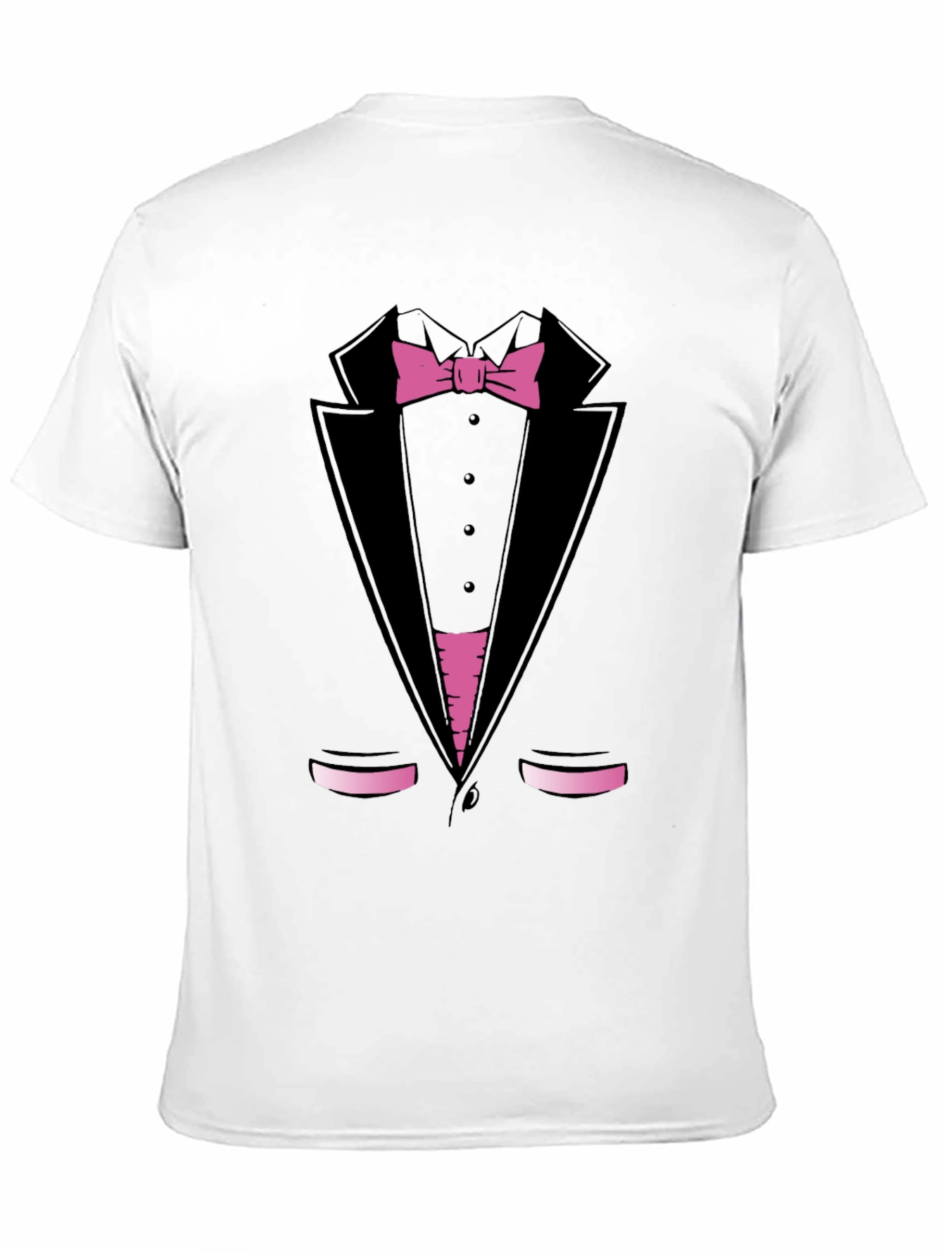 Tuxedo Print T-Shirt - Funny Dress Up Tee