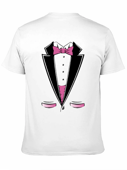 Tuxedo Print T-Shirt - Funny Dress Up Tee