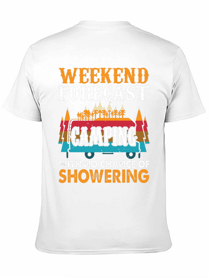 Weekend Forecast Camping Graphic Tee