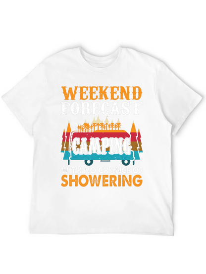 Weekend Forecast Camping Graphic Tee