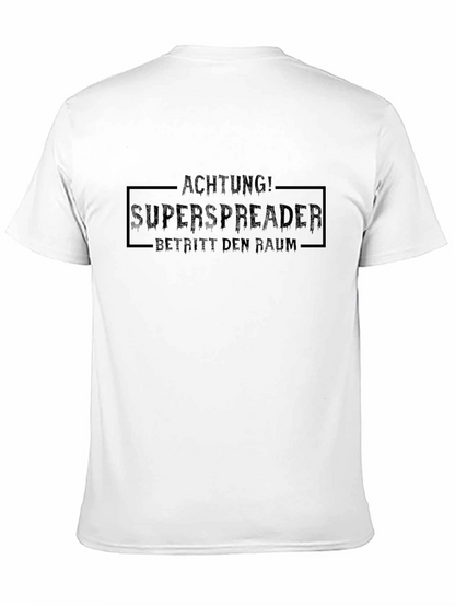 Achtung! Superspreader T-Shirt - Black Crew Neck