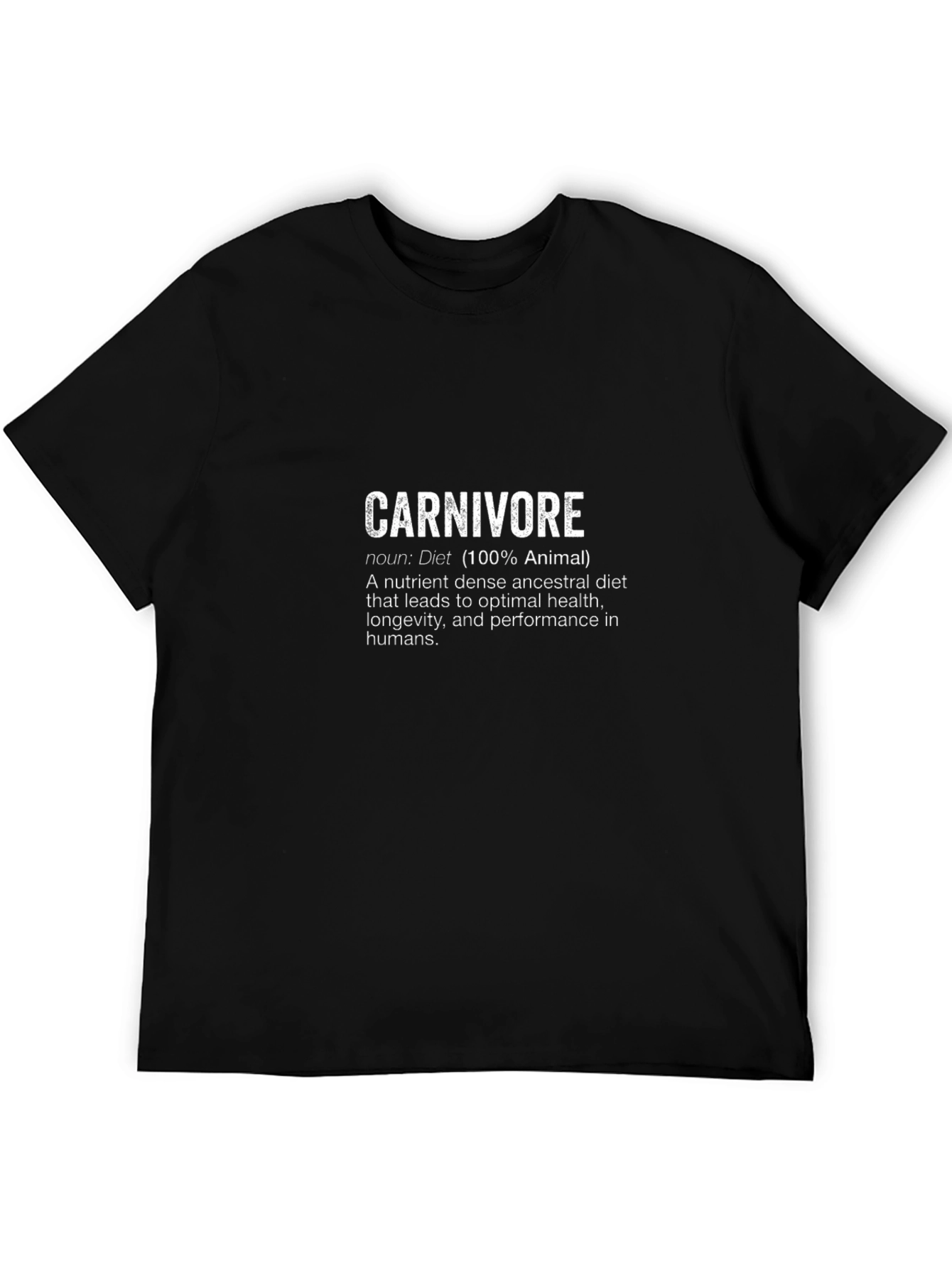 Carnivore Diet T-Shirt - 100% Animal Nutrition Tee