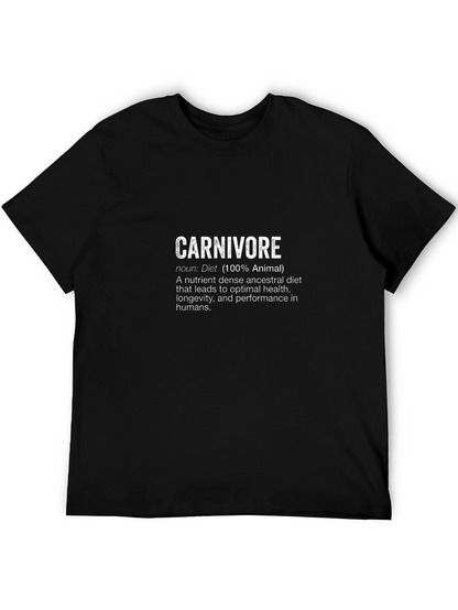 Carnivore Diet T-Shirt - 100% Animal Nutrition Tee