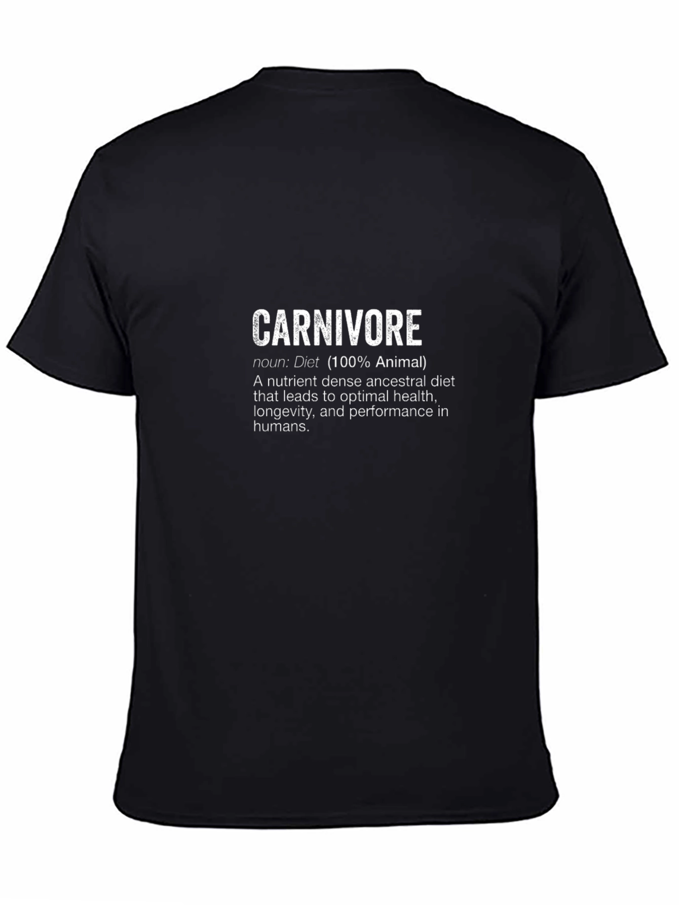 Carnivore Diet T-Shirt - 100% Animal Nutrition Tee