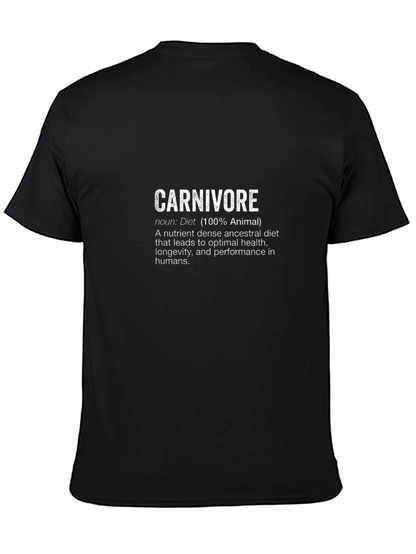 Carnivore Diet T-Shirt - 100% Animal Nutrition Tee