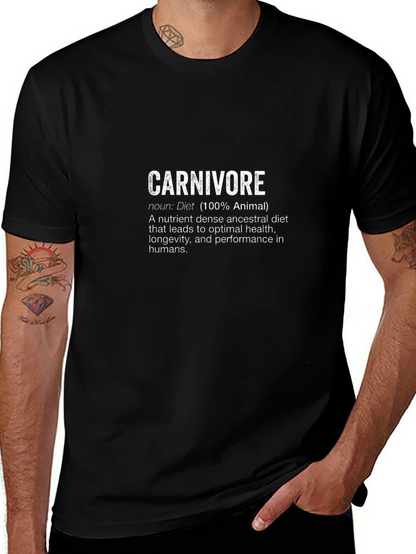 Carnivore Diet T-Shirt - 100% Animal Nutrition Tee