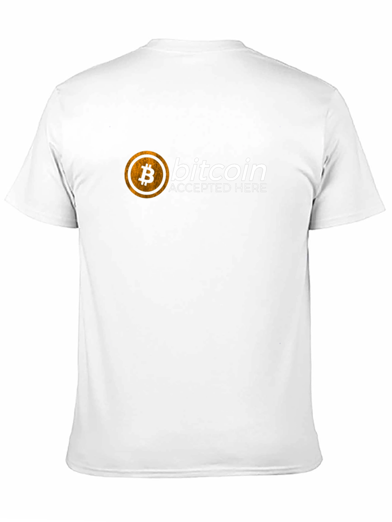 Bitcoin Accepted Here T-Shirt - Crypto Currency Tee