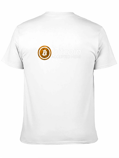 Bitcoin Accepted Here T-Shirt - Crypto Currency Tee