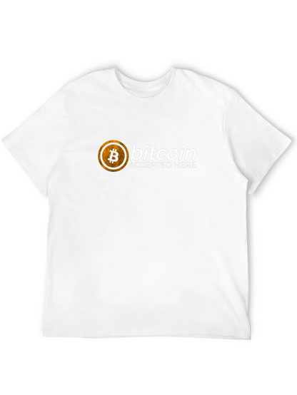 Bitcoin Accepted Here T-Shirt - Crypto Currency Tee