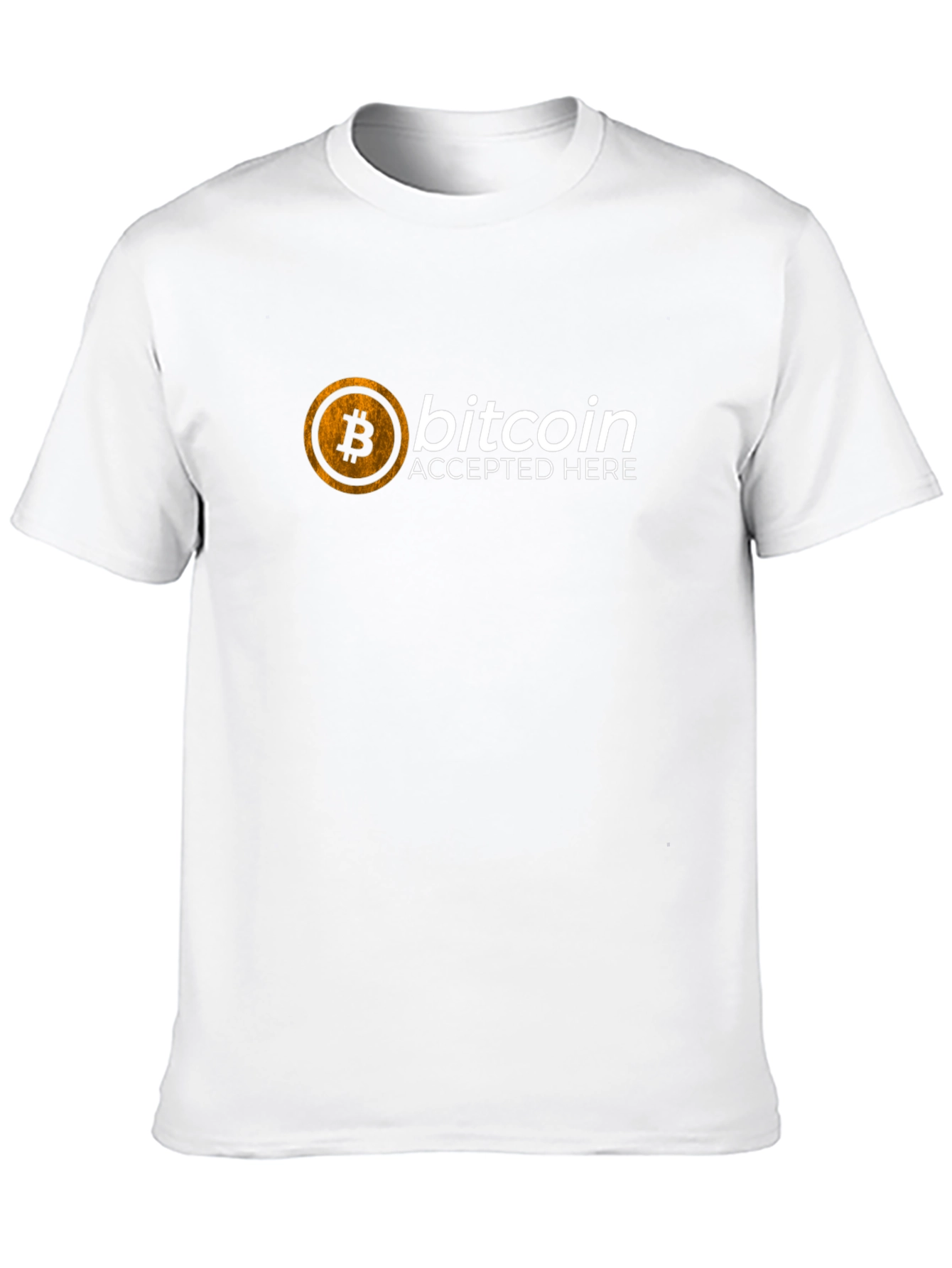 Bitcoin Accepted Here T-Shirt - Crypto Currency Tee