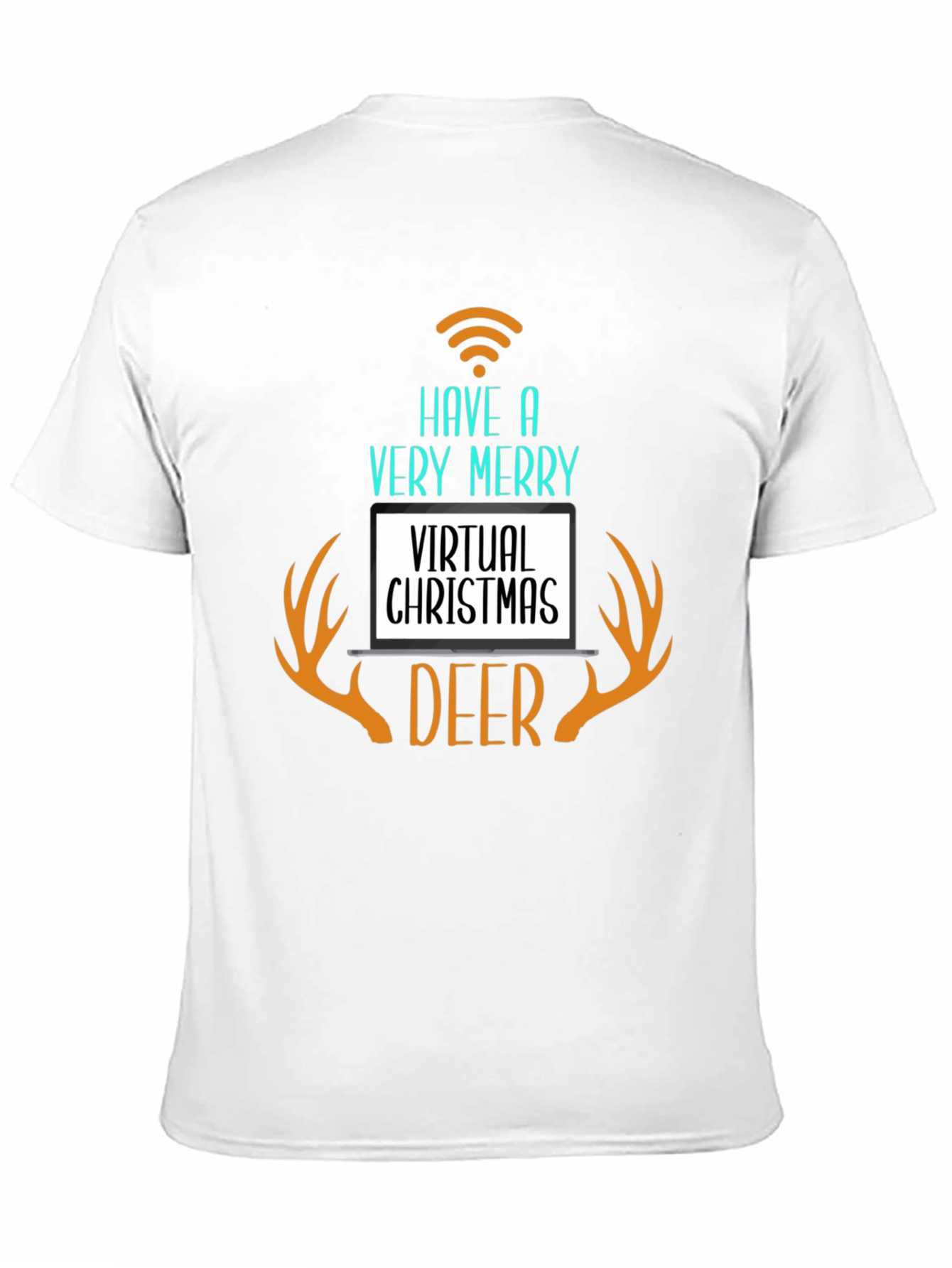 Virtual Christmas Deer T-Shirt