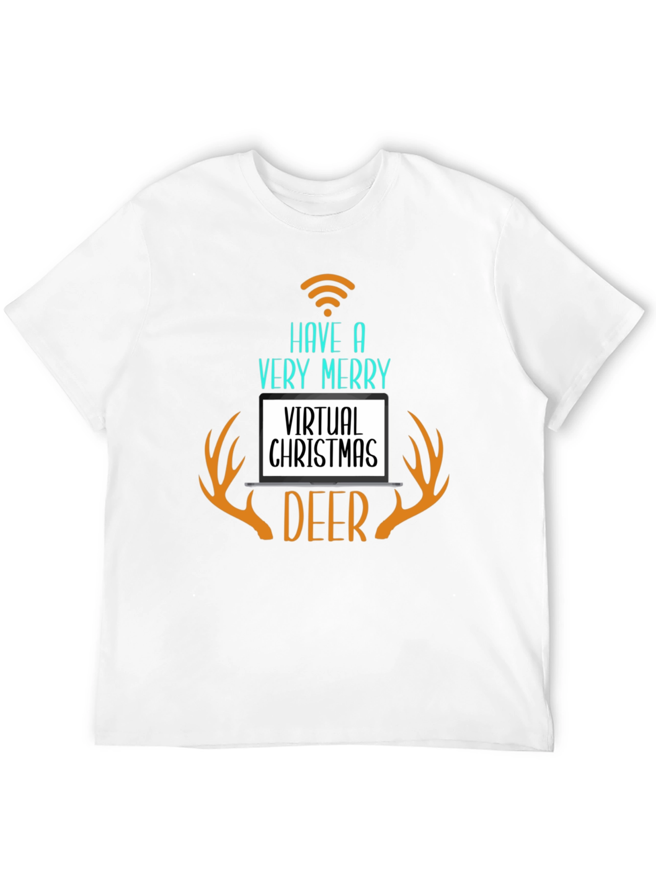 Virtual Christmas Deer T-Shirt