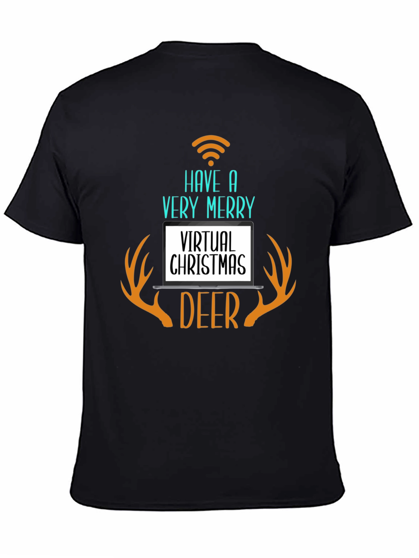 Virtual Christmas Deer T-Shirt