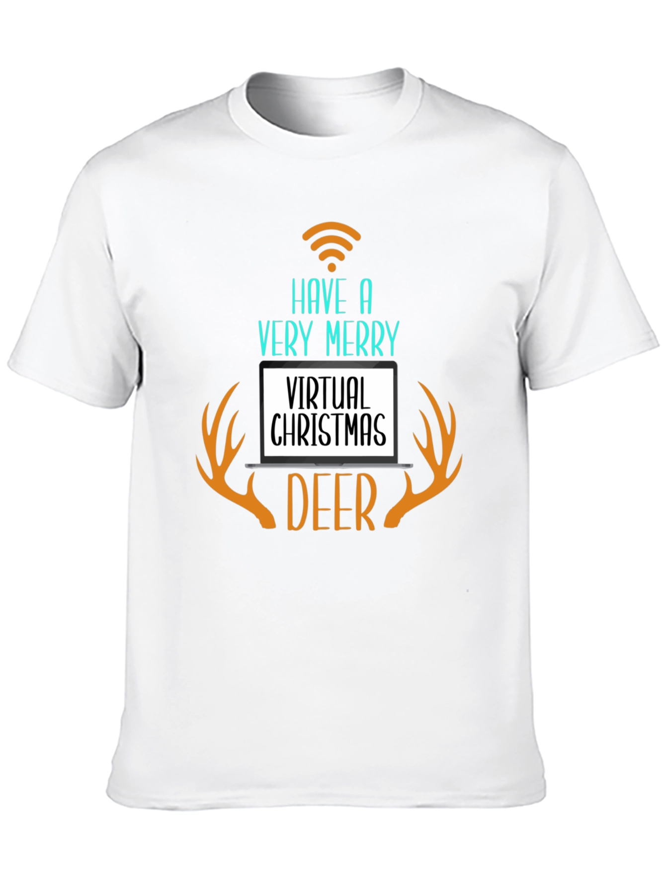 Virtual Christmas Deer T-Shirt