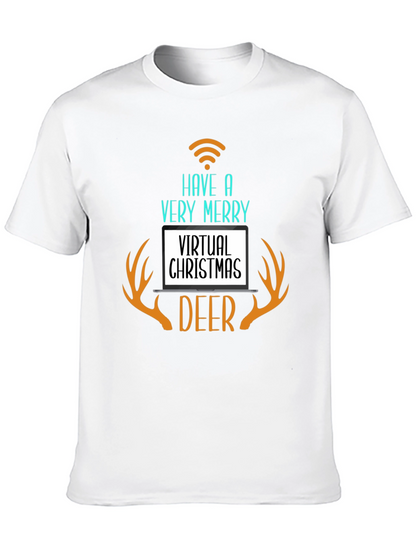 Virtual Christmas Deer T-Shirt