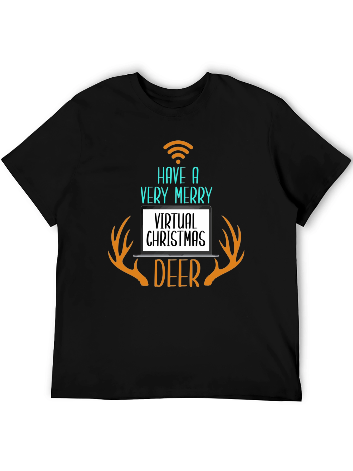 Virtual Christmas Deer T-Shirt