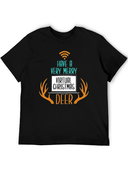 Virtual Christmas Deer T-Shirt
