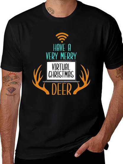 Virtual Christmas Deer T-Shirt