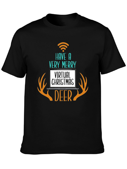 Virtual Christmas Deer T-Shirt