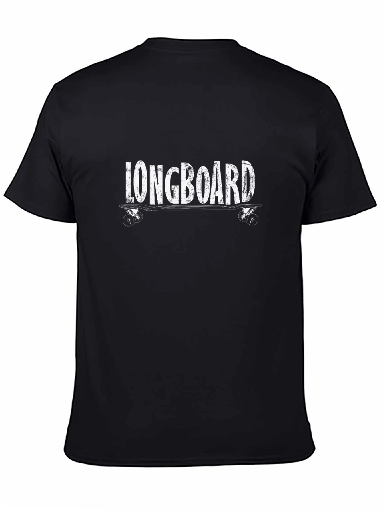 Longboard Skateboard Graphic Tee - Cool Ride