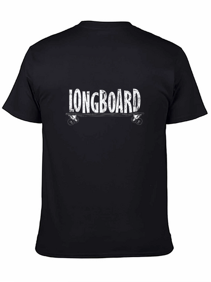 Longboard Skateboard Graphic Tee - Cool Ride