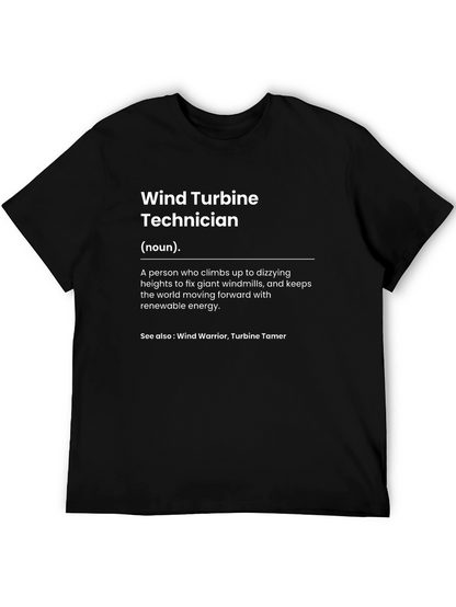 Wind Turbine Technician Definition T-Shirt
