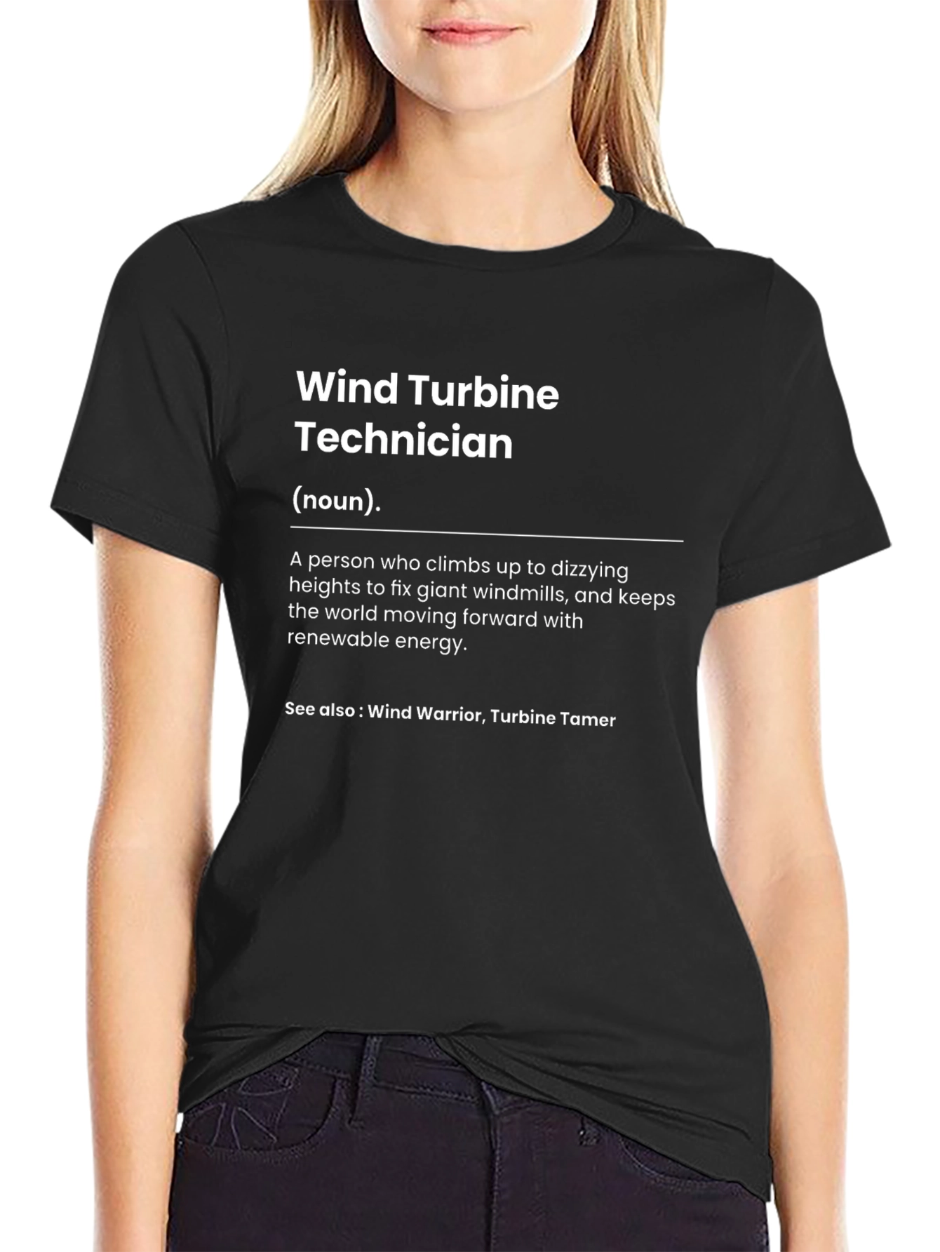 Wind Turbine Technician Definition T-Shirt