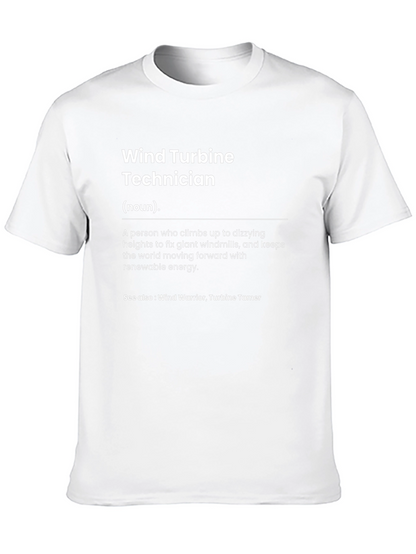 Wind Turbine Technician Definition T-Shirt
