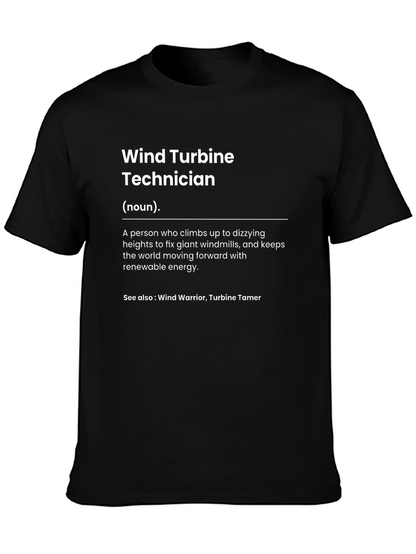 Wind Turbine Technician Definition T-Shirt