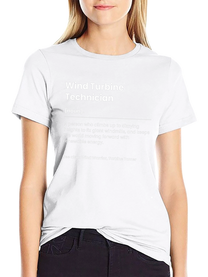 Wind Turbine Technician Definition T-Shirt