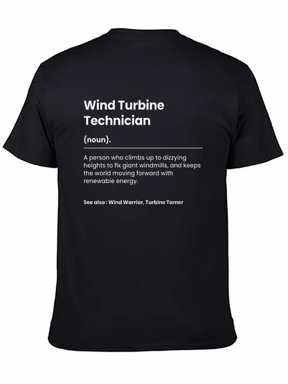 Wind Turbine Technician Definition T-Shirt