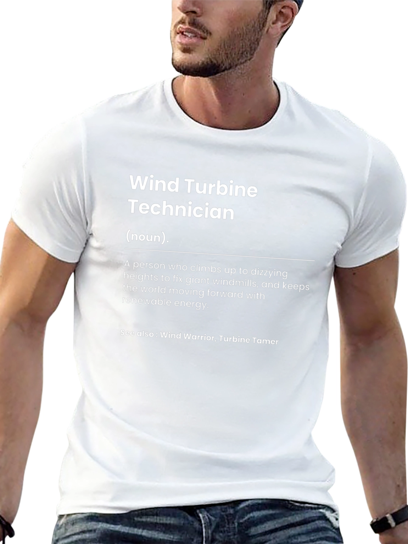 Wind Turbine Technician Definition T-Shirt