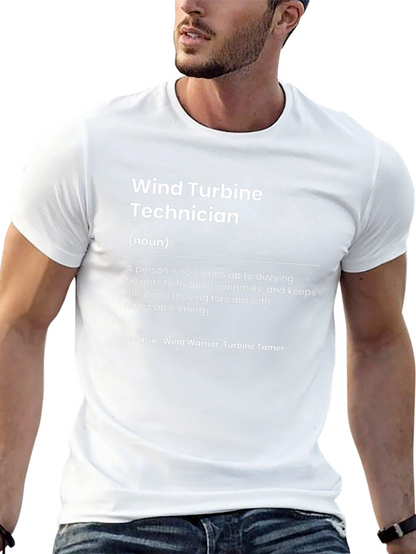 Wind Turbine Technician Definition T-Shirt