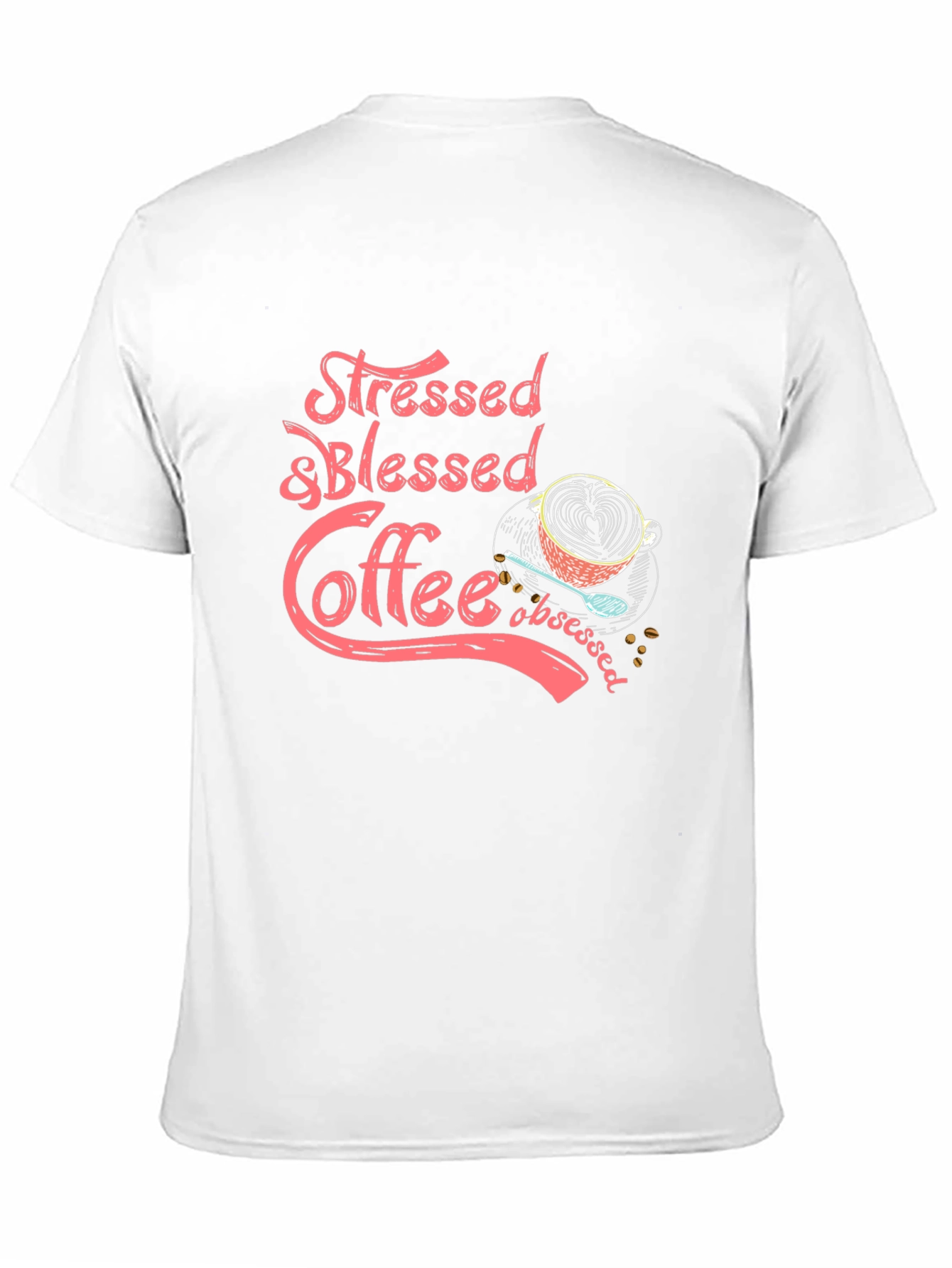 Stressed & Blessed Coffee Obsessed Graphic Tee