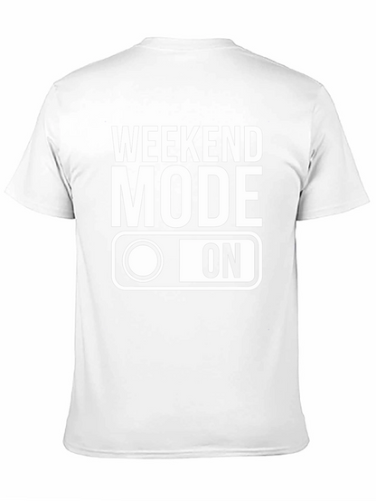 Weekend Mode On T-Shirt - Black