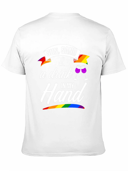 Sun Sand & A Drink T-Shirt - Pride Edition