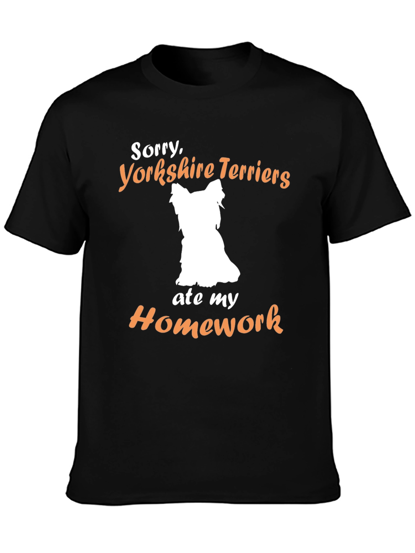 Yorkshire Terrier Homework Excuse T-Shirt