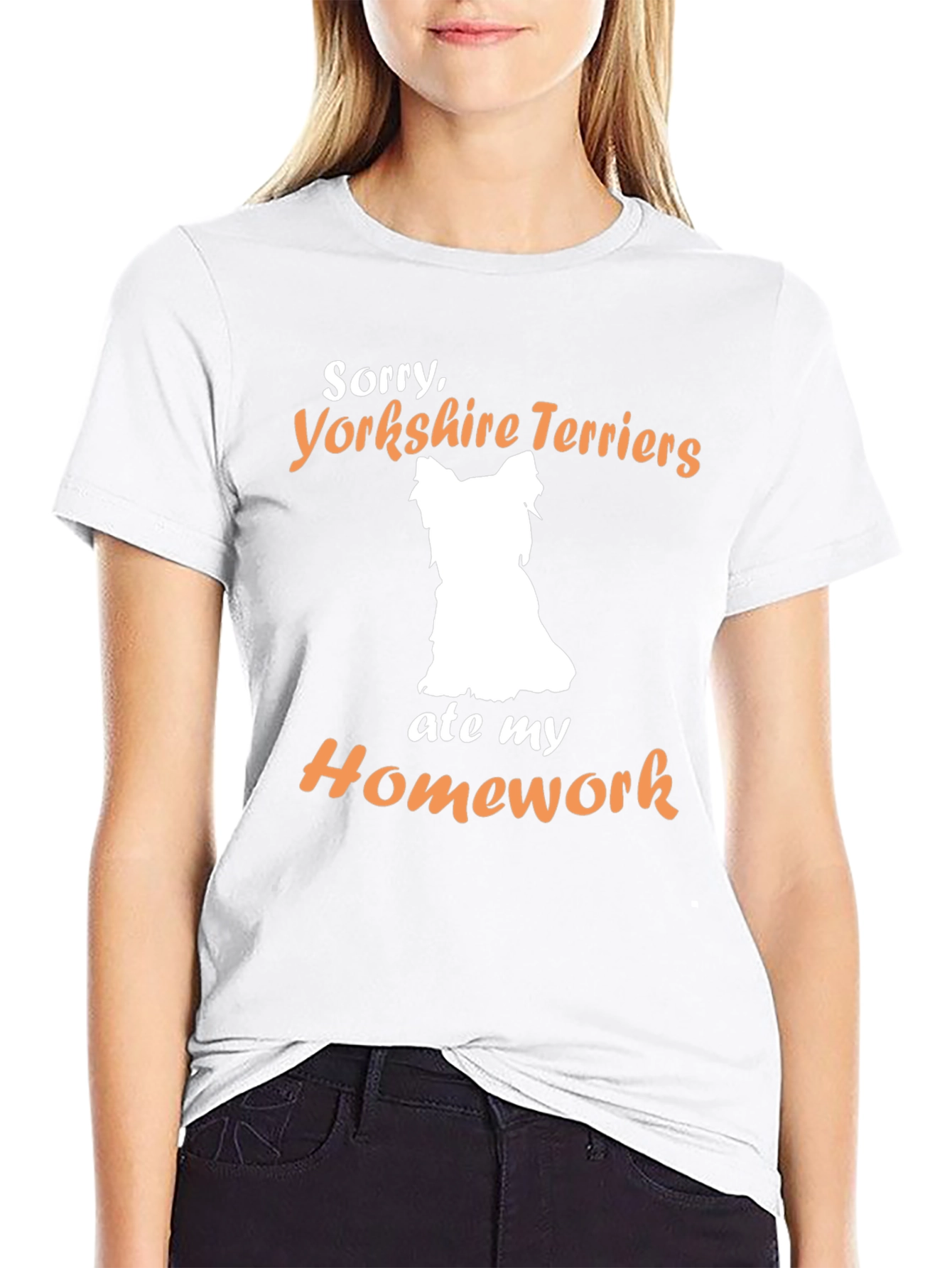 Yorkshire Terrier Homework Excuse T-Shirt