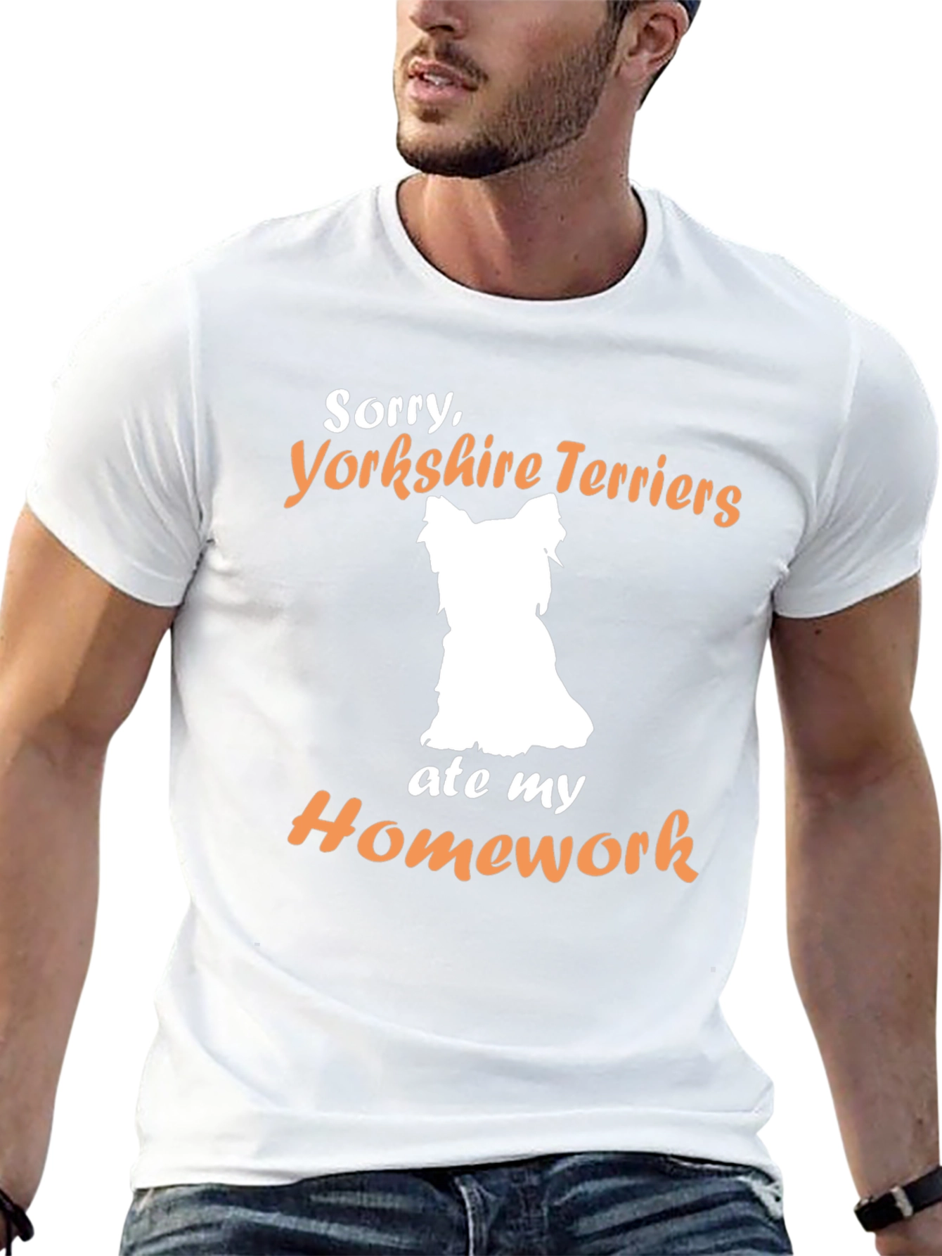 Yorkshire Terrier Homework Excuse T-Shirt