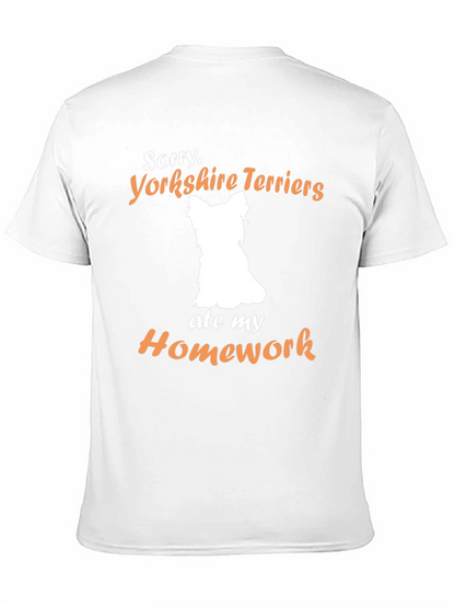 Yorkshire Terrier Homework Excuse T-Shirt