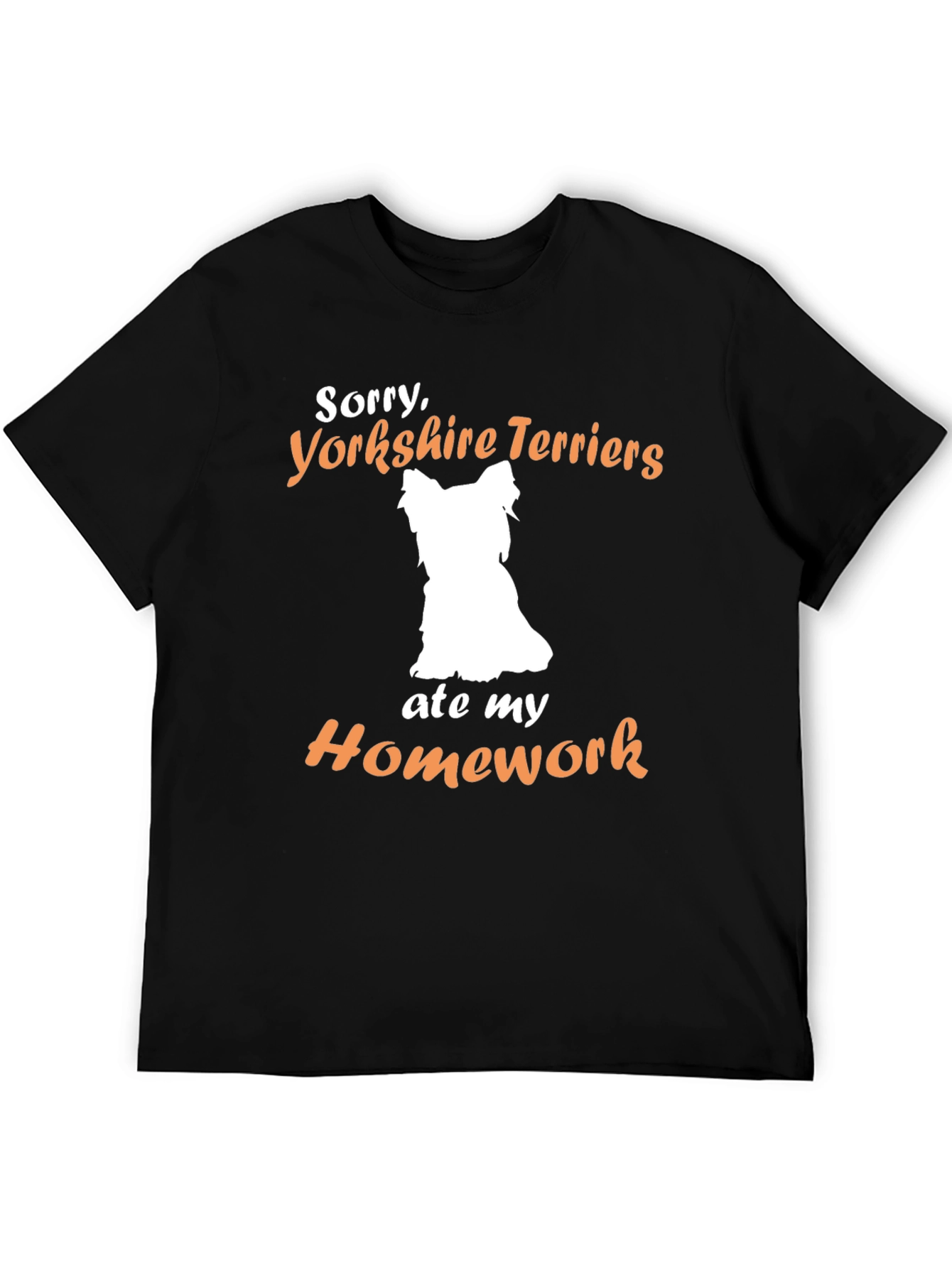 Yorkshire Terrier Homework Excuse T-Shirt