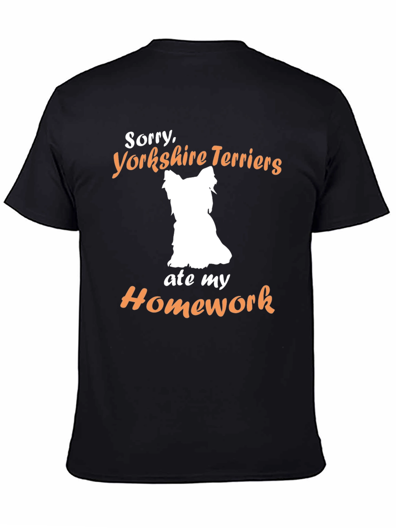 Yorkshire Terrier Homework Excuse T-Shirt