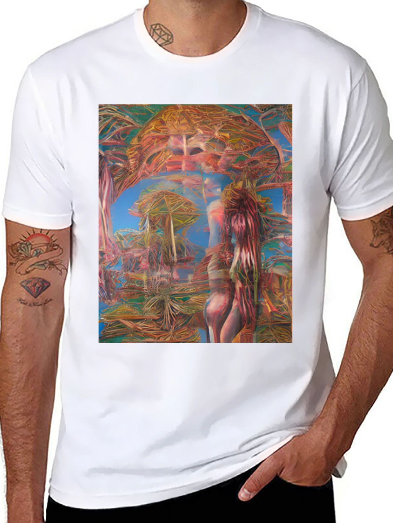 Abstract Beach T-Shirt