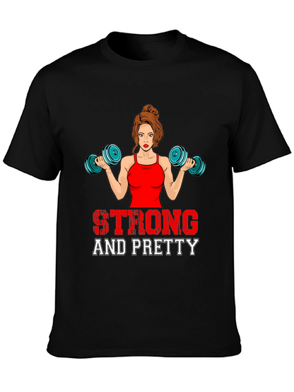 Strong & Pretty Womens Workout T-Shirt