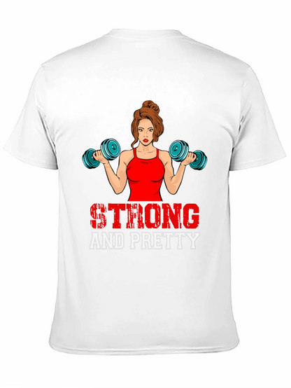 Strong & Pretty Womens Workout T-Shirt