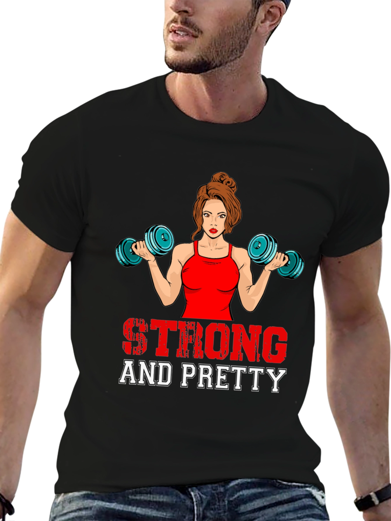 Strong & Pretty Womens Workout T-Shirt