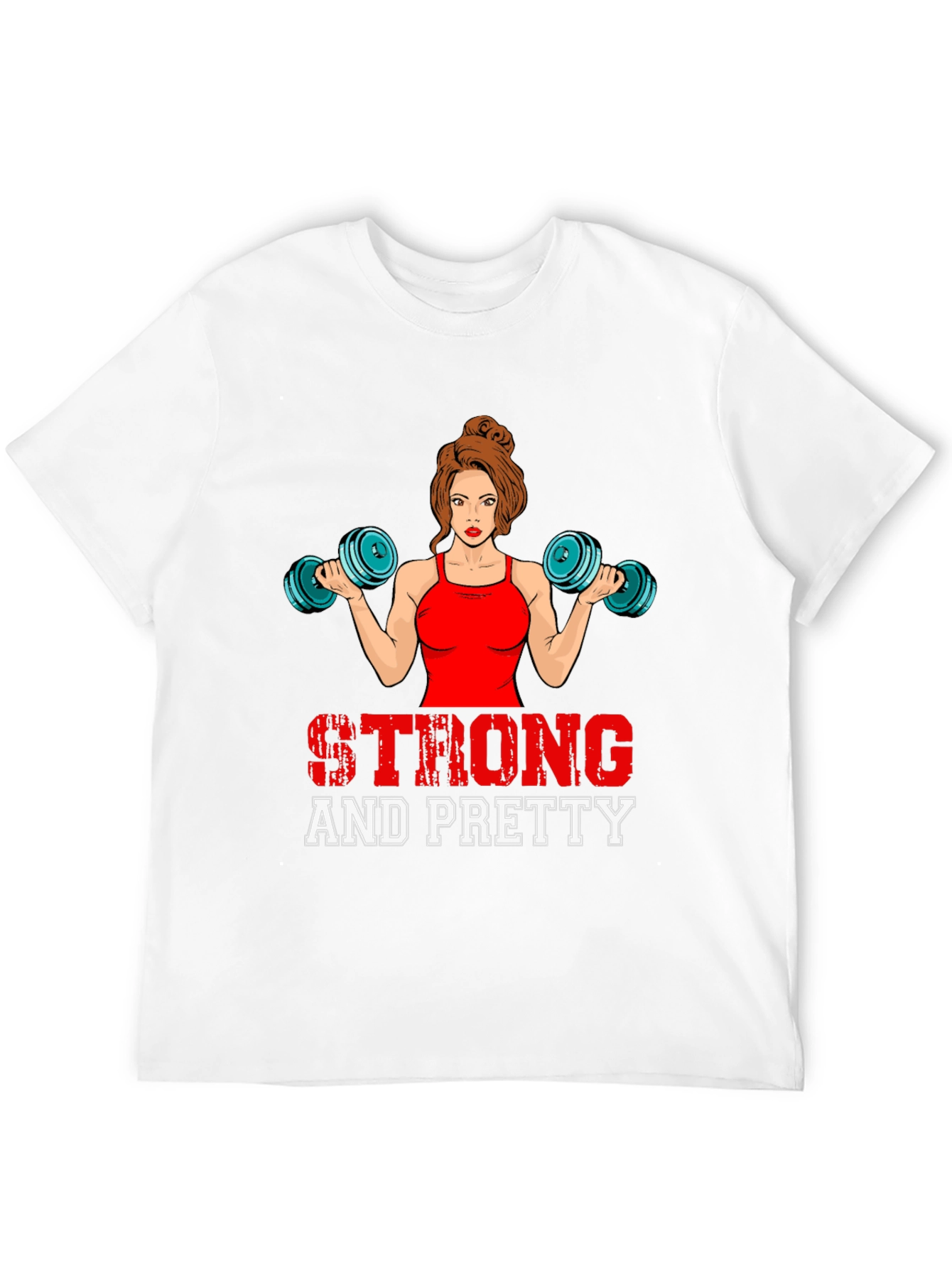 Strong & Pretty Womens Workout T-Shirt