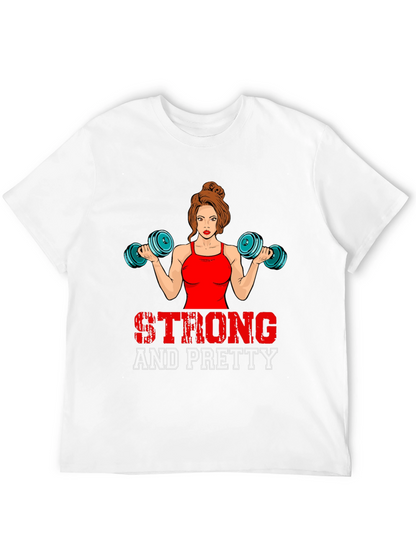Strong & Pretty Womens Workout T-Shirt