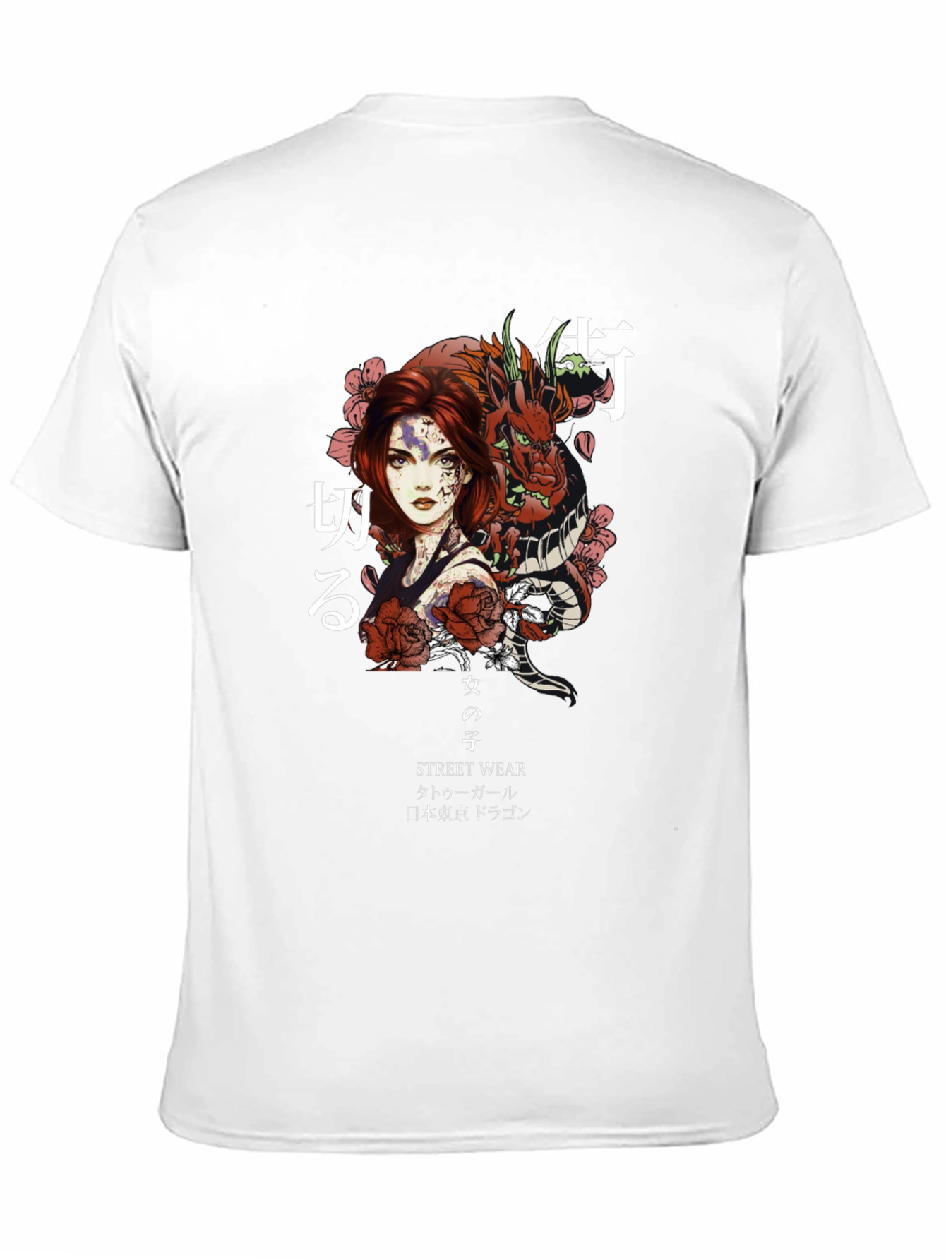 Urban Dragon Graphic Tee - Black